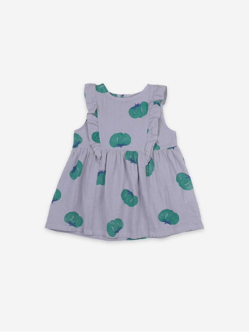 Bobo Choses Purple Tomato Print Dress 3-6m